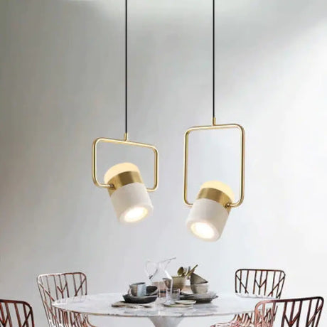 Nordic Simple Creative Chandelier Postmodern Luxury Rotating Table Lamp Led Single Bedroom Bedside