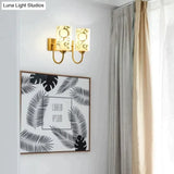 Nordic Simple Living Room Background Wall All Copper Wall Lamp Copper Wall Lamps