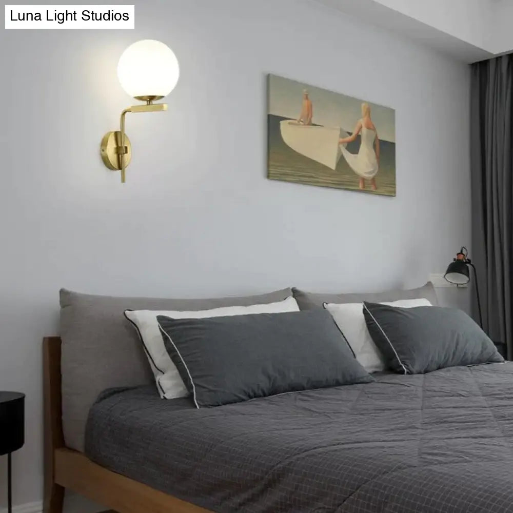 Nordic Simple Living Room Background Wall Lamp Room Copper Wall Lamp Single Copper Wall Lamps