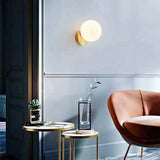 Nordic Simple Planet All Copper Wall Lamp Including light source Copper Wall Lamps