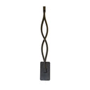 Nordic Simplicity Twist Shape Wall Mount Light Fixture For Living Room And Bedroom Black / White