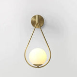 Nordic Star Wall Lamp Copper Bedroom Bedside Modern Minimalist Living Room B / Without-Light-Source