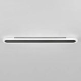 Nordic Style Acrylic Bar Led Wall Sconce For Corridor Lighting Black / 31.5 Warm