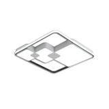 Nordic Style Acrylic Led Ceiling Light - Warm/White Lighting 18/23.5 Width