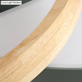 Nordic Style Acrylic Round Cake Light: Flush Mount Ceiling Light Perfect For Nursing Rooms