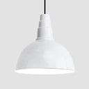 Nordic Style Adjustable Metal Hanging Light For Office And Study Room White