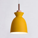 Nordic Style Aluminum Pendant Lamp With Hanging Shade Ideal For Porch Lighting Yellow / 8