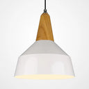 Nordic Style Aluminum & Wood Pendant Light - Perfect For Study Room White / 10’