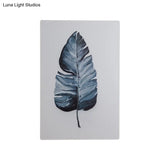 Nordic Style Banana Leaf Wall Lamp With Led Acrylic Fixture