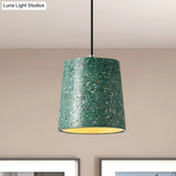 Nordic Style Cement Cone Pendant Light - 1 Black/White/Brown