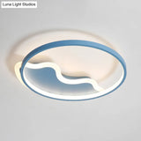Nordic Style Flush Mount Acrylic Ceiling Light For Living Room And Foyer Décor