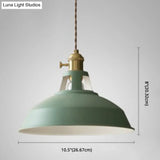Nordic Style Hanging Lamp With Metal Shade And Colorful Macaron Finish For Kitchen Barn