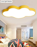 Nordic-Style Led Metal Flush-Mount Ceiling Lamp For Kids Bedroom