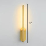 Nordic Style Rotatable Led Wall Lamp For Living Room - Modern Aluminum Light Fixture Gold / 16 B