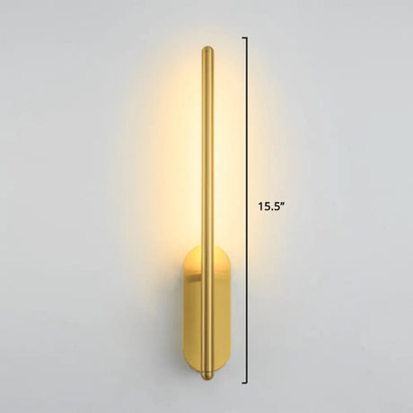 Nordic Style Rotatable Led Wall Lamp For Living Room - Modern Aluminum Light Fixture Gold / 16 B