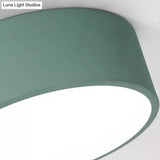 Nordic Stylish Acrylic Round Small Ceiling Lamp For Kindergarten Bathroom