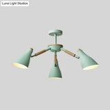 Nordic Stylish Rotatable Metal Chandelier With 3 Lights - Perfect For Dining Table