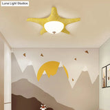 Nordic Stylish Starfish Kid’s Flush Mount Ceiling Light Fixture