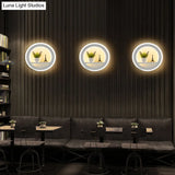 Nordic Stylish White Acrylic Wall Sconce For Living Room Restaurants