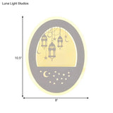 Nordic Stylish White Acrylic Wall Sconce For Living Room Restaurants