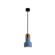 Nordic Terrazzo Pendant Lamp With Down Lighting And Flashlight Design Blue
