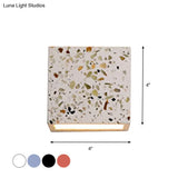 Nordic Terrazzo Wall Sconce - Up Down Hotel Light (Red/White/Blue)