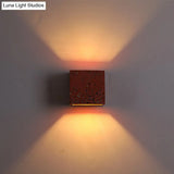 Nordic Terrazzo Wall Sconce - Up Down Hotel Light (Red/White/Blue)
