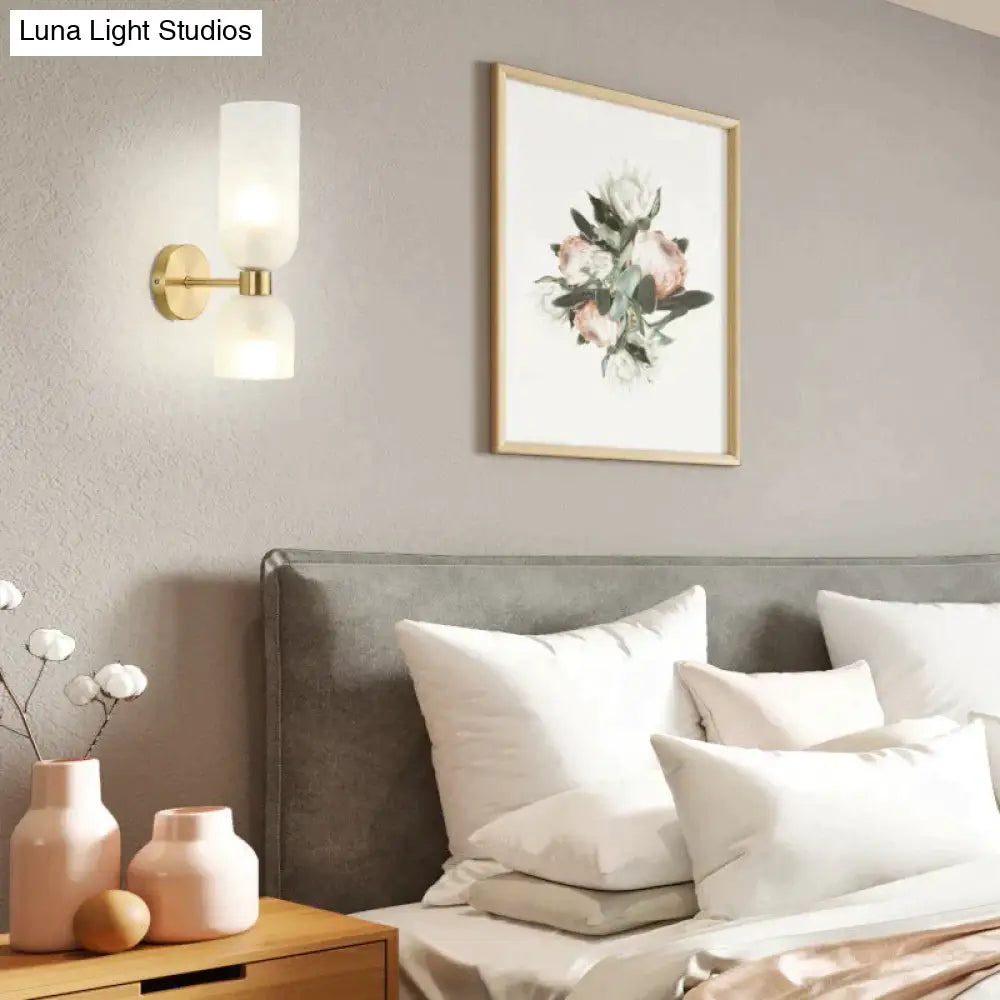 Nordic Wall Lamp All Copper Simple Personality Bedroom Bedside Light Extra Modern Tv Background
