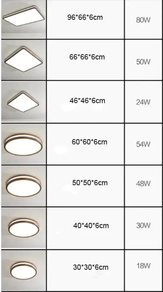 Nordic Walnut Color Indoor Ceiling Lamp Round 30cm 18W / Led white light Ceiling