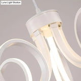 Octopus Chandelier - Simplicity Acrylic Led Pendant Light For Kitchen Warm/White Lighting