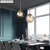 Oval Glass Minimalist Pendant Light - 6 Diameter Suspension Lamp For Coffee Shops With 47 Hanging