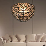 Peacock Tiffany Style Mini Bowl Sconce Wall Mount Light With Stained Glass Black-White