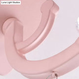 Pink Fabric And Crystal Wall Sconce For Girls Bedrooms Or Kids Rooms