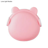 Plastic Wall Nightlight - Cartoon Bear Design With Light Sensor And Led Pink/Blue/White