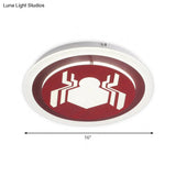 Playful Cartoon Ceiling Light For Kindergarten - Acrylic Flush Mount Fixture