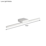 Pole Vanity Lighting: Modern Led Wall Mount Light In Warm/White Multiple Length Options