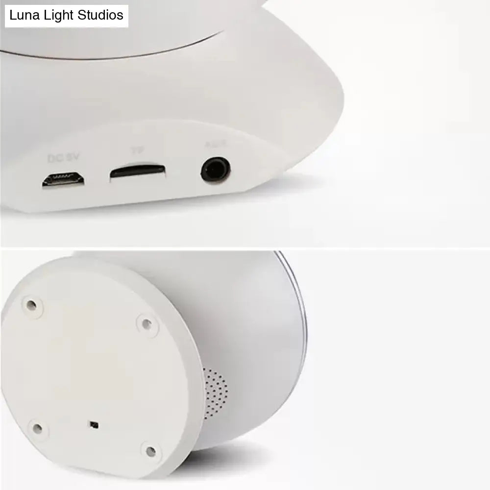Portable Romantic Bowl Party Light With Projector And Plastic Design