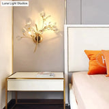 Post Modern Luxury Branch Style Crystal LED Wall Lamp Wall Lamp