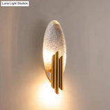 Postmodern Led Flush Wall Sconce: Stylish Oblong Shape For Living Rooms