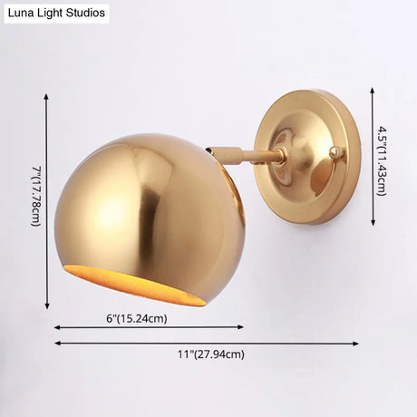 Postmodern Personality Wall Mounted Metal Light For Bedroom