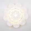 Pretty White Floral Led Wall Lamp For Kids Bedrooms / 10