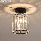 Prismatic Crystal Geometric Flush Mount Ceiling Light - Postmodern Style