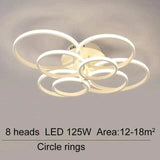 Acrylic Modern Led Chandelier For Living Room Bedroom Lustres Large Ceiling Lighting Fixtures