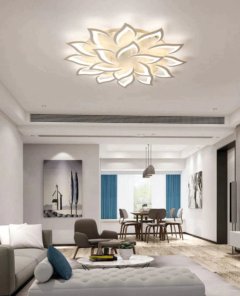 Modern Led Ceiling Lights For Living Room Kitchen Bedroom Kids Dimmable Lamp Art Deco Fixture With