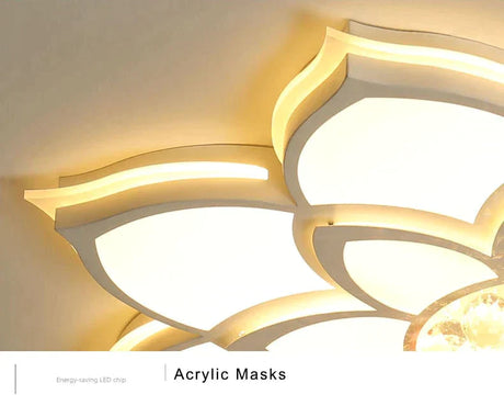 New Creative Rings Modern Led Ceiling Light For Living Room Bedroom Study Home Indoor Fixture