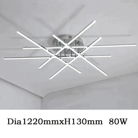 Chrome Plated Finish Modern Led Ceiling Lights For Living Room Bedroom Study Home Deco Lamp
