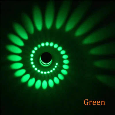 Modern Led Ceiling Light 3W Rgb Wall Sconce For Art Gallery Decoration Front Balcony Lamp Porch
