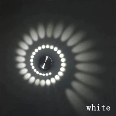 Modern Led Ceiling Light 3W Rgb Wall Sconce For Art Gallery Decoration Front Balcony Lamp Porch