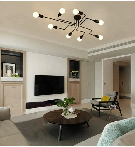 Vintage Ceiling Lights Iron Personality For Living & Bed Room