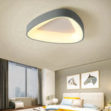 Round/Square/Triangle Modern Led Ceiling Lights For Living Room Bedroom Study Dimmable+Rc Lamp